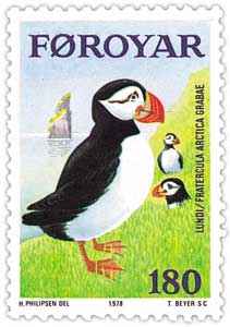 Faroe stamp puffin