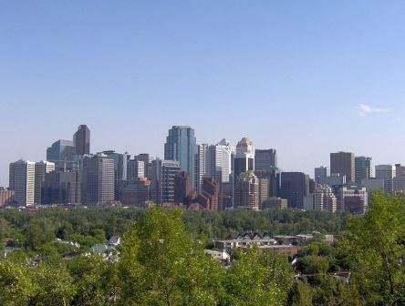 Calgary business district