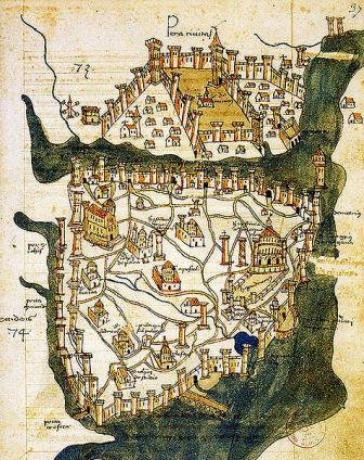 map of Constantinople