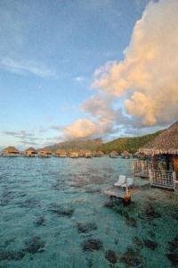 Over-water bungalows in Bora Bora are a major tourist draw. Bora Bora