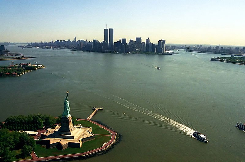Manhattan from a helicopter The Big Apple NYC Destination