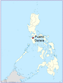Puerto Galera Philippines map