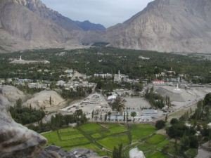Skardu in the Northern Areas SkarduFromFort - Kashmir India