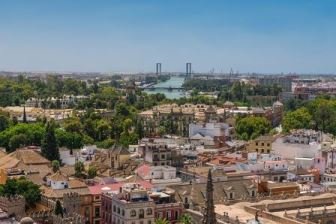Skyline of Seville Spain