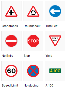UK road signs