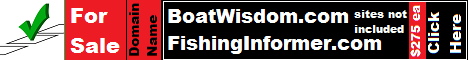 fishing informer/boat wisdom Domain ad