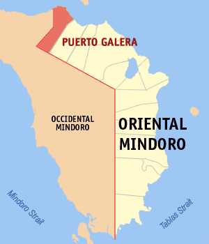 Map of Oriental Mindoro Philippines
