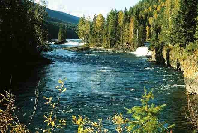 Clearwater River and Osprey Falls